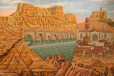 Mural en Hotel NH Delta de Tudela, Navarra